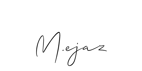 How to Draw M.ejaz signature style? Allison_Script is a latest design signature styles for name M.ejaz. M.ejaz signature style 2 images and pictures png