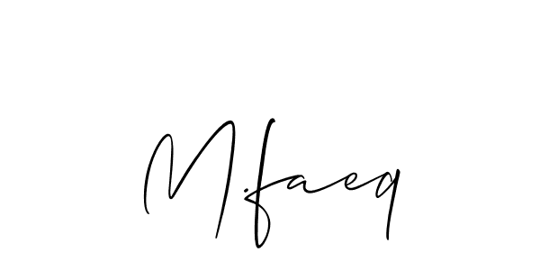 Check out images of Autograph of M.faeq name. Actor M.faeq Signature Style. Allison_Script is a professional sign style online. M.faeq signature style 2 images and pictures png