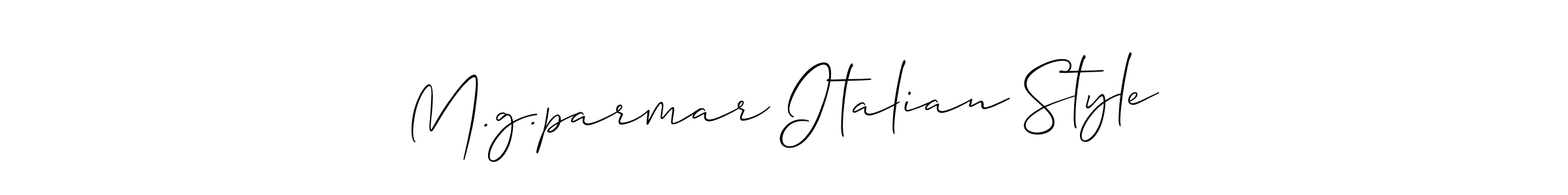 Here are the top 10 professional signature styles for the name M.g.parmar Italian Style. These are the best autograph styles you can use for your name. M.g.parmar Italian Style signature style 2 images and pictures png