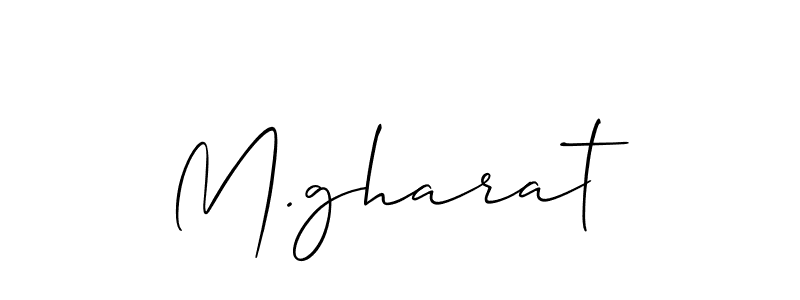 You should practise on your own different ways (Allison_Script) to write your name (M.gharat) in signature. don't let someone else do it for you. M.gharat signature style 2 images and pictures png