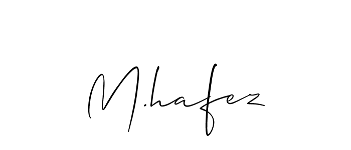Check out images of Autograph of M.hafez name. Actor M.hafez Signature Style. Allison_Script is a professional sign style online. M.hafez signature style 2 images and pictures png