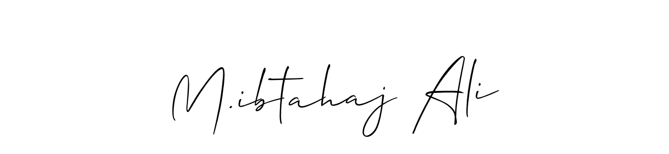 M.ibtahaj Ali stylish signature style. Best Handwritten Sign (Allison_Script) for my name. Handwritten Signature Collection Ideas for my name M.ibtahaj Ali. M.ibtahaj Ali signature style 2 images and pictures png