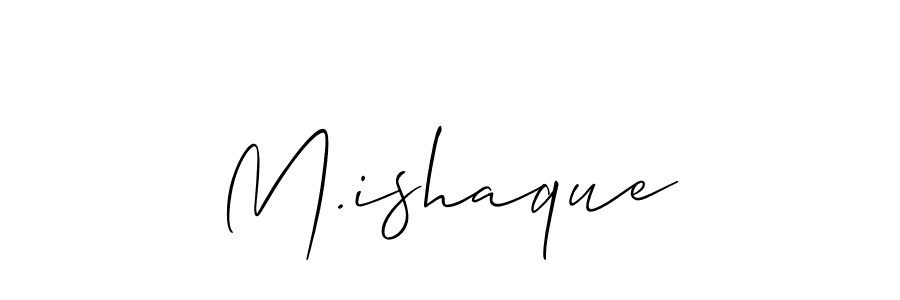 Make a short M.ishaque signature style. Manage your documents anywhere anytime using Allison_Script. Create and add eSignatures, submit forms, share and send files easily. M.ishaque signature style 2 images and pictures png