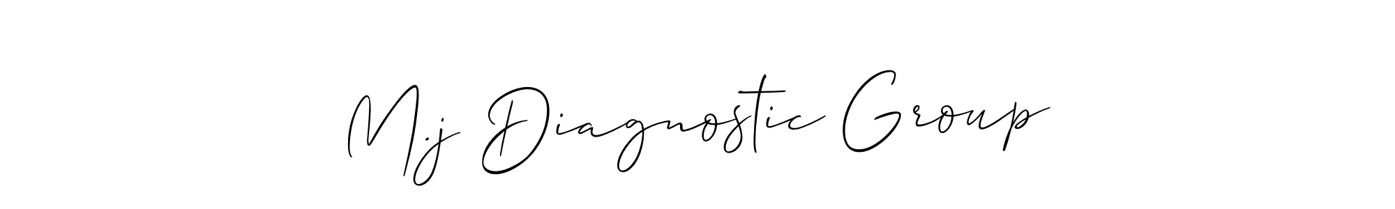 Best and Professional Signature Style for M.j Diagnostic Group. Allison_Script Best Signature Style Collection. M.j Diagnostic Group signature style 2 images and pictures png