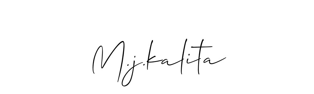 You can use this online signature creator to create a handwritten signature for the name M.j.kalita. This is the best online autograph maker. M.j.kalita signature style 2 images and pictures png