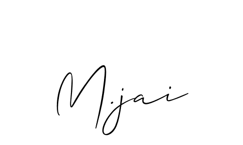 if you are searching for the best signature style for your name M.jai. so please give up your signature search. here we have designed multiple signature styles  using Allison_Script. M.jai signature style 2 images and pictures png