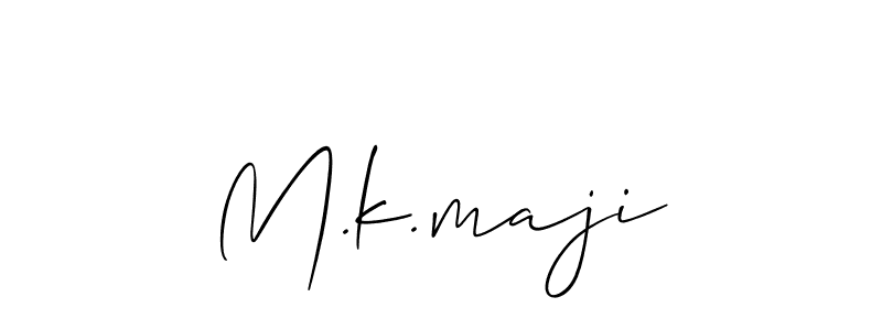 Make a beautiful signature design for name M.k.maji. Use this online signature maker to create a handwritten signature for free. M.k.maji signature style 2 images and pictures png