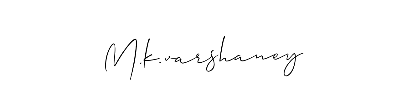 Also we have M.k.varshaney name is the best signature style. Create professional handwritten signature collection using Allison_Script autograph style. M.k.varshaney signature style 2 images and pictures png