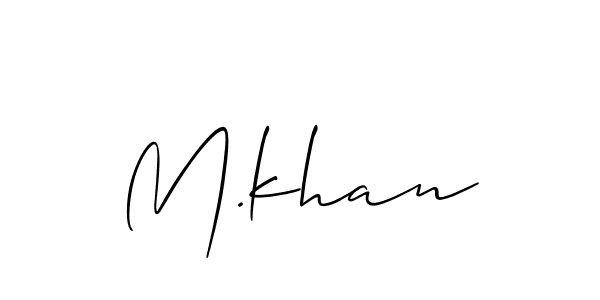 Best and Professional Signature Style for M.khan. Allison_Script Best Signature Style Collection. M.khan signature style 2 images and pictures png