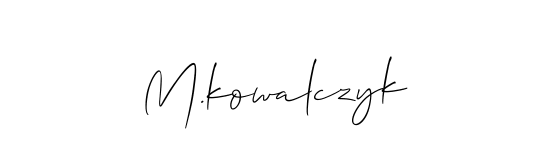 Here are the top 10 professional signature styles for the name M.kowalczyk. These are the best autograph styles you can use for your name. M.kowalczyk signature style 2 images and pictures png