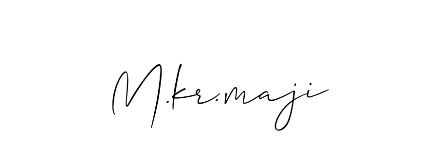 Check out images of Autograph of M.kr.maji name. Actor M.kr.maji Signature Style. Allison_Script is a professional sign style online. M.kr.maji signature style 2 images and pictures png