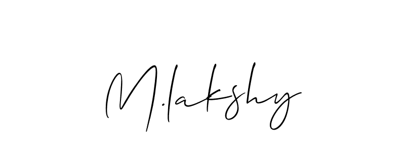 This is the best signature style for the M.lakshy name. Also you like these signature font (Allison_Script). Mix name signature. M.lakshy signature style 2 images and pictures png