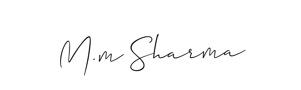 Similarly Allison_Script is the best handwritten signature design. Signature creator online .You can use it as an online autograph creator for name M.m Sharma. M.m Sharma signature style 2 images and pictures png