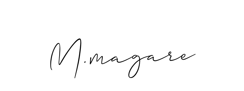 You should practise on your own different ways (Allison_Script) to write your name (M.magare) in signature. don't let someone else do it for you. M.magare signature style 2 images and pictures png