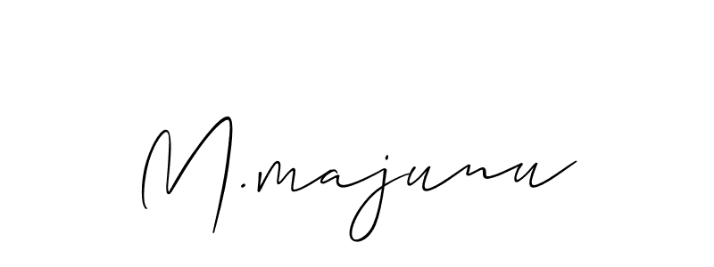 Make a beautiful signature design for name M.majunu. Use this online signature maker to create a handwritten signature for free. M.majunu signature style 2 images and pictures png