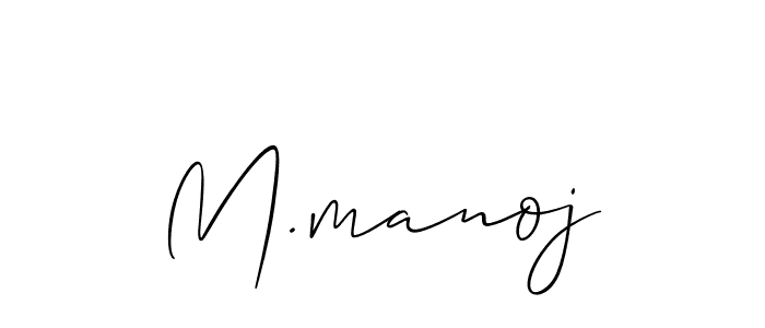 Check out images of Autograph of M.manoj name. Actor M.manoj Signature Style. Allison_Script is a professional sign style online. M.manoj signature style 2 images and pictures png