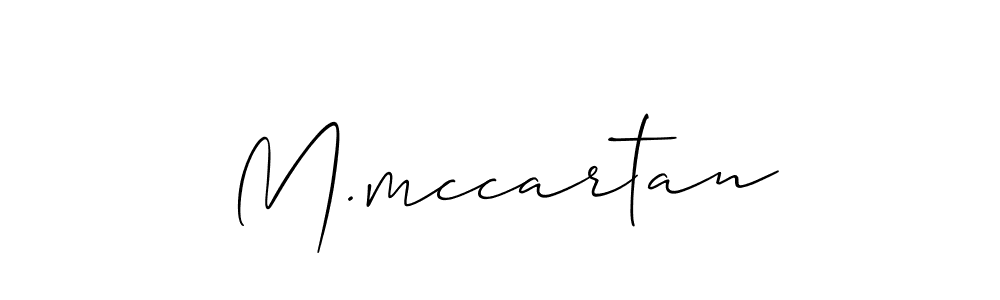 You should practise on your own different ways (Allison_Script) to write your name (M.mccartan) in signature. don't let someone else do it for you. M.mccartan signature style 2 images and pictures png