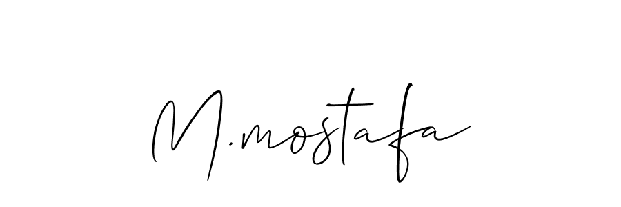 How to Draw M.mostafa signature style? Allison_Script is a latest design signature styles for name M.mostafa. M.mostafa signature style 2 images and pictures png