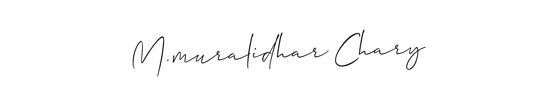 Once you've used our free online signature maker to create your best signature Allison_Script style, it's time to enjoy all of the benefits that M.muralidhar Chary name signing documents. M.muralidhar Chary signature style 2 images and pictures png