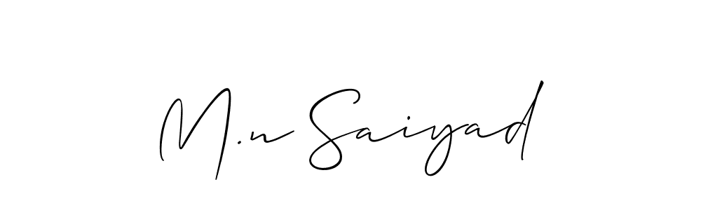 Here are the top 10 professional signature styles for the name M.n Saiyad. These are the best autograph styles you can use for your name. M.n Saiyad signature style 2 images and pictures png