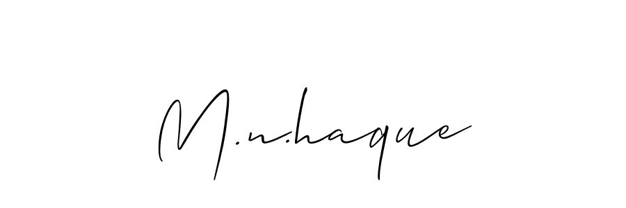 Use a signature maker to create a handwritten signature online. With this signature software, you can design (Allison_Script) your own signature for name M.n.haque. M.n.haque signature style 2 images and pictures png