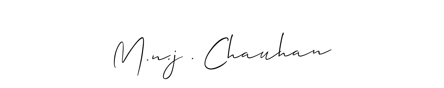 You can use this online signature creator to create a handwritten signature for the name M.n.j . Chauhan. This is the best online autograph maker. M.n.j . Chauhan signature style 2 images and pictures png