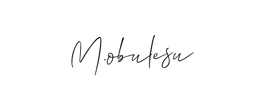 It looks lik you need a new signature style for name M.obulesu. Design unique handwritten (Allison_Script) signature with our free signature maker in just a few clicks. M.obulesu signature style 2 images and pictures png