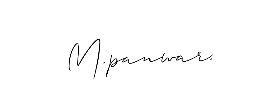 Best and Professional Signature Style for M.panwar.. Allison_Script Best Signature Style Collection. M.panwar. signature style 2 images and pictures png