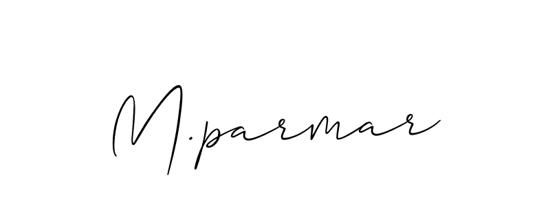 Check out images of Autograph of M.parmar name. Actor M.parmar Signature Style. Allison_Script is a professional sign style online. M.parmar signature style 2 images and pictures png