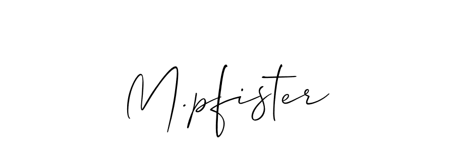 Make a short M.pfister signature style. Manage your documents anywhere anytime using Allison_Script. Create and add eSignatures, submit forms, share and send files easily. M.pfister signature style 2 images and pictures png