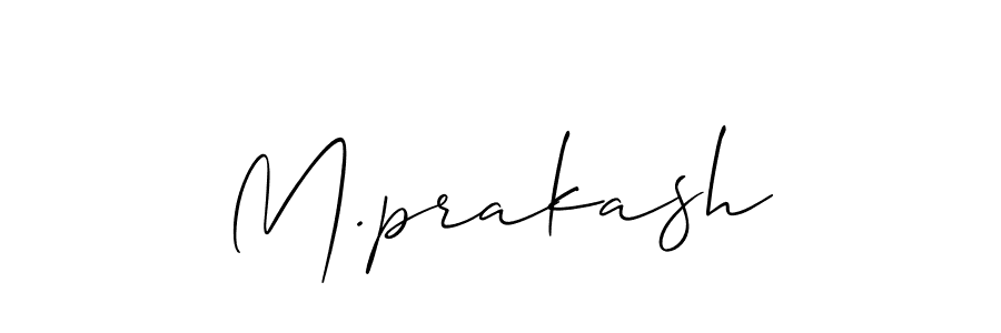 Make a beautiful signature design for name M.prakash. Use this online signature maker to create a handwritten signature for free. M.prakash signature style 2 images and pictures png