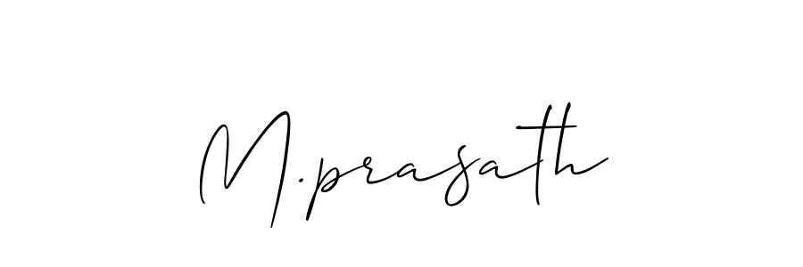 Make a beautiful signature design for name M.prasath. Use this online signature maker to create a handwritten signature for free. M.prasath signature style 2 images and pictures png