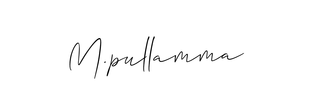 Make a short M.pullamma signature style. Manage your documents anywhere anytime using Allison_Script. Create and add eSignatures, submit forms, share and send files easily. M.pullamma signature style 2 images and pictures png