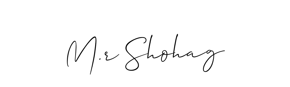 Once you've used our free online signature maker to create your best signature Allison_Script style, it's time to enjoy all of the benefits that M.r Shohag name signing documents. M.r Shohag signature style 2 images and pictures png