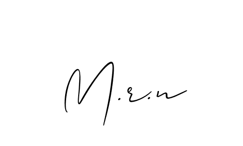 Similarly Allison_Script is the best handwritten signature design. Signature creator online .You can use it as an online autograph creator for name M.r.n. M.r.n signature style 2 images and pictures png