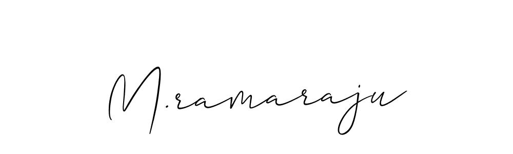 M.ramaraju stylish signature style. Best Handwritten Sign (Allison_Script) for my name. Handwritten Signature Collection Ideas for my name M.ramaraju. M.ramaraju signature style 2 images and pictures png