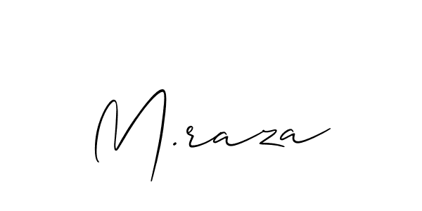 Best and Professional Signature Style for M.raza. Allison_Script Best Signature Style Collection. M.raza signature style 2 images and pictures png