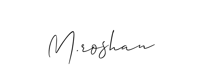 Here are the top 10 professional signature styles for the name M.roshan. These are the best autograph styles you can use for your name. M.roshan signature style 2 images and pictures png