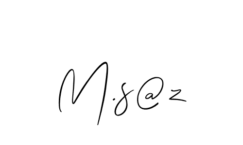 Make a short M.s@z signature style. Manage your documents anywhere anytime using Allison_Script. Create and add eSignatures, submit forms, share and send files easily. M.s@z signature style 2 images and pictures png