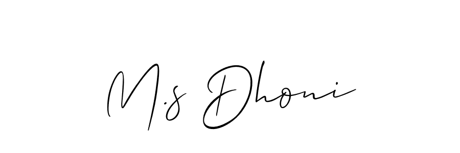 This is the best signature style for the M.s Dhoni name. Also you like these signature font (Allison_Script). Mix name signature. M.s Dhoni signature style 2 images and pictures png