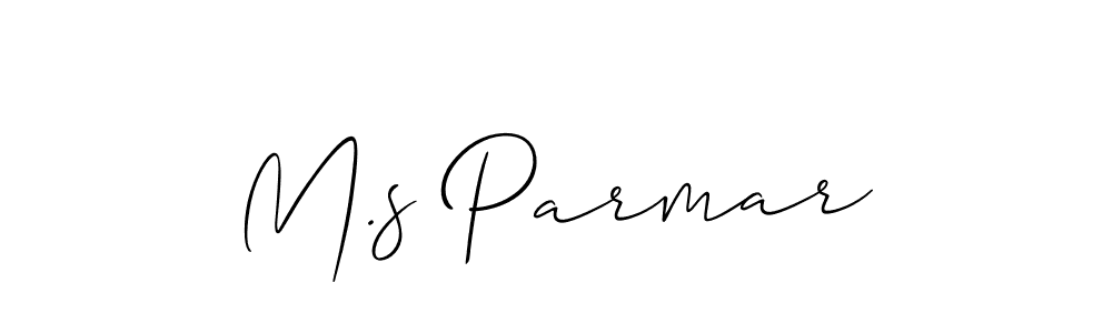 It looks lik you need a new signature style for name M.s Parmar. Design unique handwritten (Allison_Script) signature with our free signature maker in just a few clicks. M.s Parmar signature style 2 images and pictures png