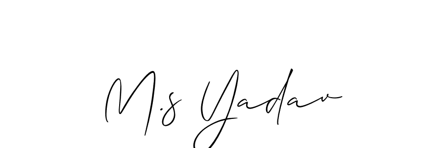 Similarly Allison_Script is the best handwritten signature design. Signature creator online .You can use it as an online autograph creator for name M.s Yadav. M.s Yadav signature style 2 images and pictures png