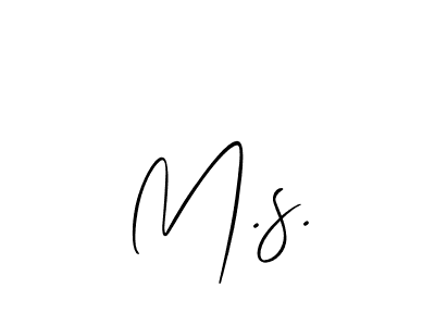 You can use this online signature creator to create a handwritten signature for the name M.s.. This is the best online autograph maker. M.s. signature style 2 images and pictures png