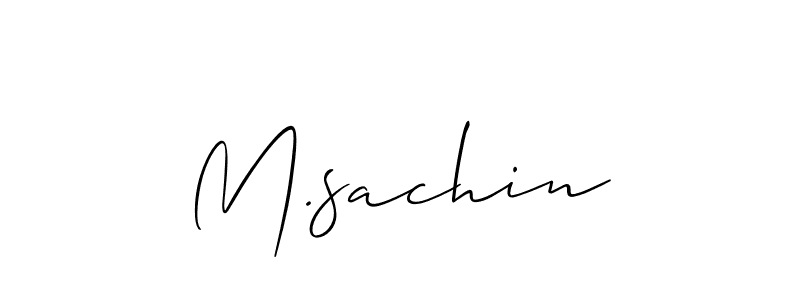 Make a beautiful signature design for name M.sachin. Use this online signature maker to create a handwritten signature for free. M.sachin signature style 2 images and pictures png