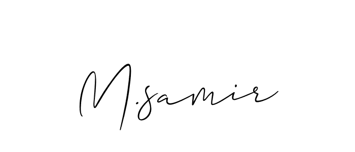 You can use this online signature creator to create a handwritten signature for the name M.samir. This is the best online autograph maker. M.samir signature style 2 images and pictures png