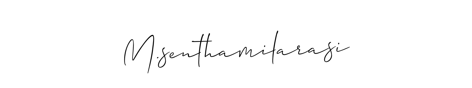 You can use this online signature creator to create a handwritten signature for the name M.senthamilarasi. This is the best online autograph maker. M.senthamilarasi signature style 2 images and pictures png