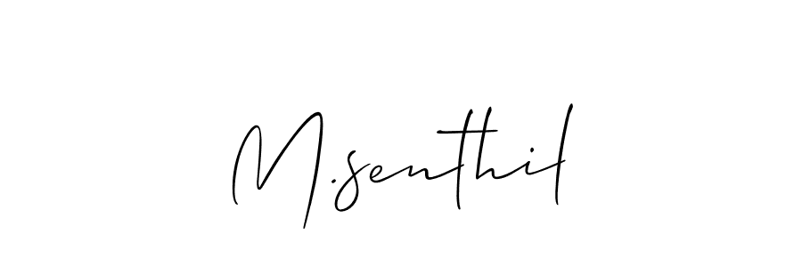 This is the best signature style for the M.senthil name. Also you like these signature font (Allison_Script). Mix name signature. M.senthil signature style 2 images and pictures png