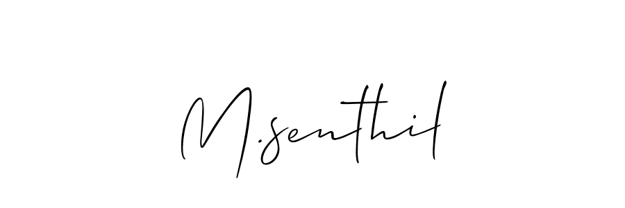 You can use this online signature creator to create a handwritten signature for the name M.senthil. This is the best online autograph maker. M.senthil signature style 2 images and pictures png