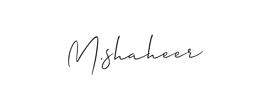 This is the best signature style for the M.shaheer name. Also you like these signature font (Allison_Script). Mix name signature. M.shaheer signature style 2 images and pictures png