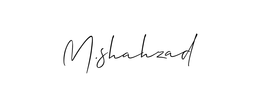 Once you've used our free online signature maker to create your best signature Allison_Script style, it's time to enjoy all of the benefits that M.shahzad name signing documents. M.shahzad signature style 2 images and pictures png